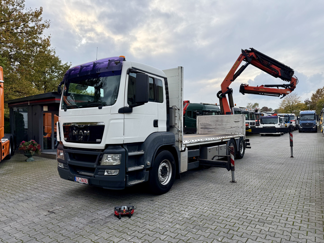 MAN TGS 26.360 6X2 Palfinger 27002 bis 26.5 Meter - Madelveok/ Platvormveok, Kraanaga veoauto: pilt 1 MAN TGS 26.360 6X2 Palfinger 27002 bis 26.5 Meter - Madelveok/ Platvormveok, Kraanaga veoauto: pilt 1