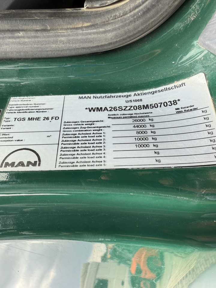 MAN TGS 26.440 6X4 BB Meiller - Kallurauto: pilt 5 MAN TGS 26.440 6X4 BB Meiller - Kallurauto: pilt 5