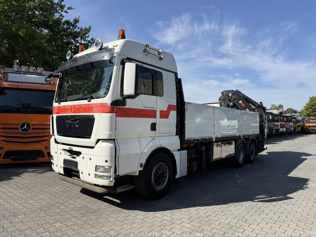 MAN TGX 26.480 6X2 Hiab 422 + Jib + Winde - Kraanaga veoauto, Madelveok/ Platvormveok: pilt 1 MAN TGX 26.480 6X2 Hiab 422 + Jib + Winde - Kraanaga veoauto, Madelveok/ Platvormveok: pilt 1