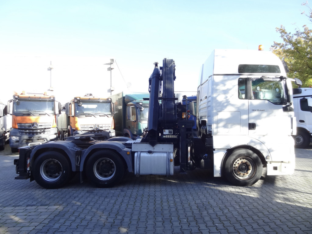 Kraanaga veoauto, Sadulveok MAN TGX 33.480 6X4 Kran MKG 381 bis 20 Meter: pilt 13
