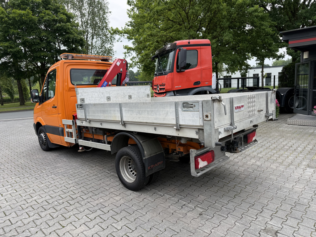 Mercedes-Benz Sprinter 516 Kipper mit Kran HMF 270 - Tarbesõiduk kallur: pilt 2 Mercedes-Benz Sprinter 516 Kipper mit Kran HMF 270 - Tarbesõiduk kallur: pilt 2
