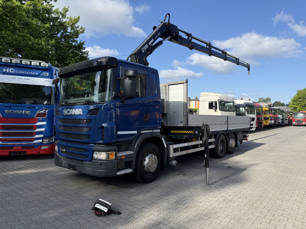 Scania G440 6X2*4 HIAB 166 bis 16.50 Meter - Kraanaga veoauto, Madelveok/ Platvormveok: pilt 1 Scania G440 6X2*4 HIAB 166 bis 16.50 Meter - Kraanaga veoauto, Madelveok/ Platvormveok: pilt 1