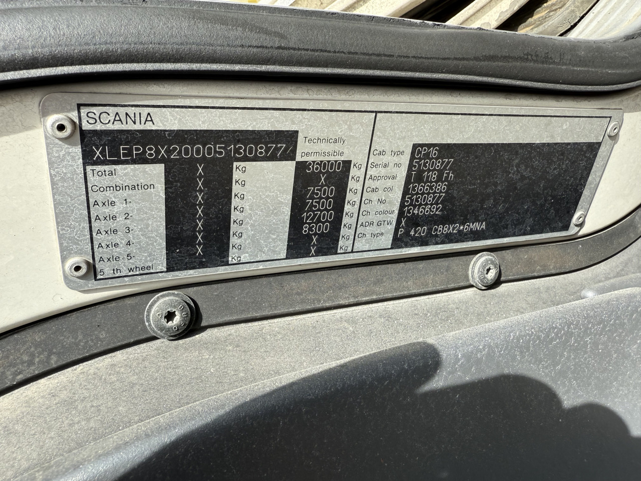 Scania P420 8X2*6 - Kabiinišassiiga veoauto: pilt 4 Scania P420 8X2*6 - Kabiinišassiiga veoauto: pilt 4