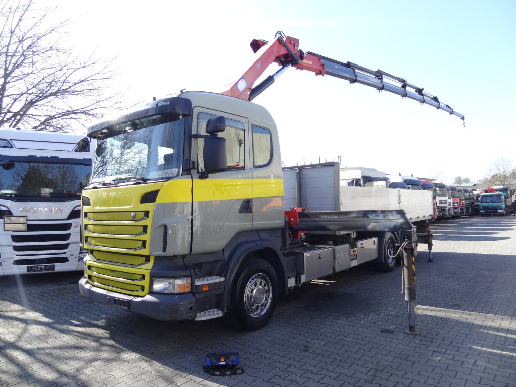 Scania R440 6X2*4 Kran HMF 3000 bis 30 Meter - Kraanaga veoauto, Madelveok/ Platvormveok: pilt 1 Scania R440 6X2*4 Kran HMF 3000 bis 30 Meter - Kraanaga veoauto, Madelveok/ Platvormveok: pilt 1