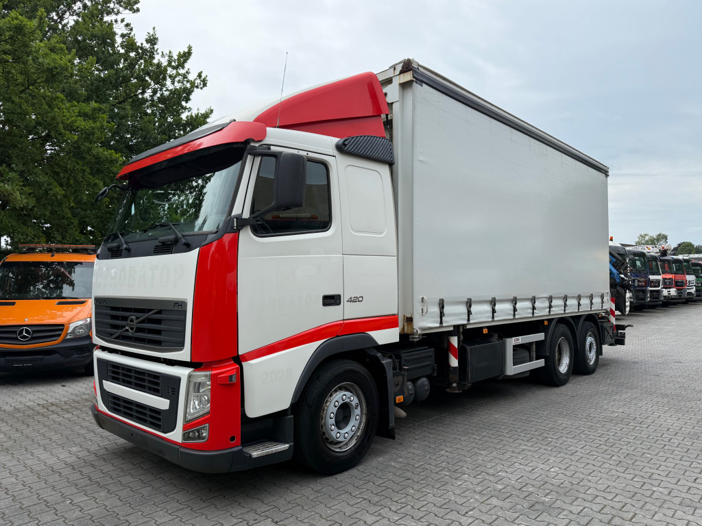 Volvo FH420 6X2*4 Palfinger 29002 bis 27 Meter - Tent veoauto, Kraanaga veoauto: pilt 1 Volvo FH420 6X2*4 Palfinger 29002 bis 27 Meter - Tent veoauto, Kraanaga veoauto: pilt 1