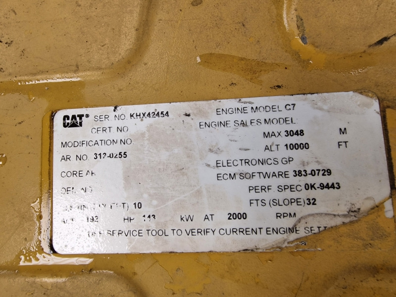 Caterpillar C7 / C7.2 140K Motor Grader Engine (Plant) - Mootor - Ehitusmasinad: pilt 2 Caterpillar C7 / C7.2 140K Motor Grader Engine (Plant) - Mootor - Ehitusmasinad: pilt 2