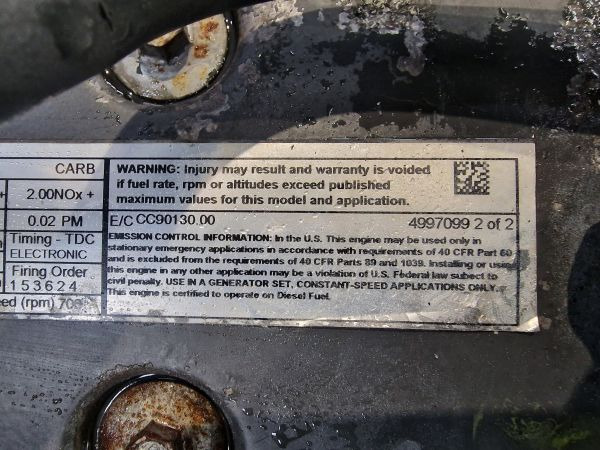Cummins QSB7-G6 NR4 CPL3277 Engine (Plant) - Mootor - Ehitusmasinad: pilt 3 Cummins QSB7-G6 NR4 CPL3277 Engine (Plant) - Mootor - Ehitusmasinad: pilt 3