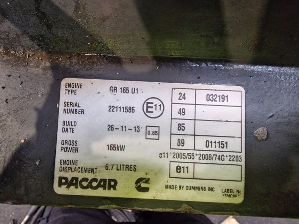 DAF GR165U1 Engine (Truck) - Mootor - Veoauto: pilt 2 DAF GR165U1 Engine (Truck) - Mootor - Veoauto: pilt 2