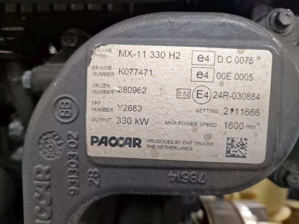 DAF MX-11 330 H2 Engine (Truck) - Mootor - Veoauto: pilt 2 DAF MX-11 330 H2 Engine (Truck) - Mootor - Veoauto: pilt 2