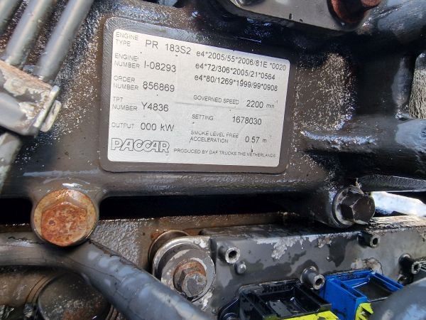 DAF PR183 S2 Engine (Truck) - Mootor - Veoauto: pilt 2 DAF PR183 S2 Engine (Truck) - Mootor - Veoauto: pilt 2