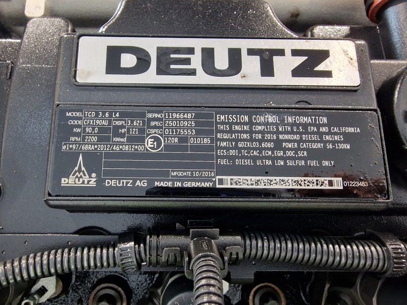 Deutz TCD 3.6 L4 90kw with SCR unit Engine (Plant) - Mootor - Ehitusmasinad: pilt 2 Deutz TCD 3.6 L4 90kw with SCR unit Engine (Plant) - Mootor - Ehitusmasinad: pilt 2