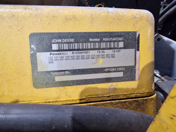 John Deere 6125AF001 Engine (Industrial) - Mootor - Tööstusmasin: pilt 2 John Deere 6125AF001 Engine (Industrial) - Mootor - Tööstusmasin: pilt 2