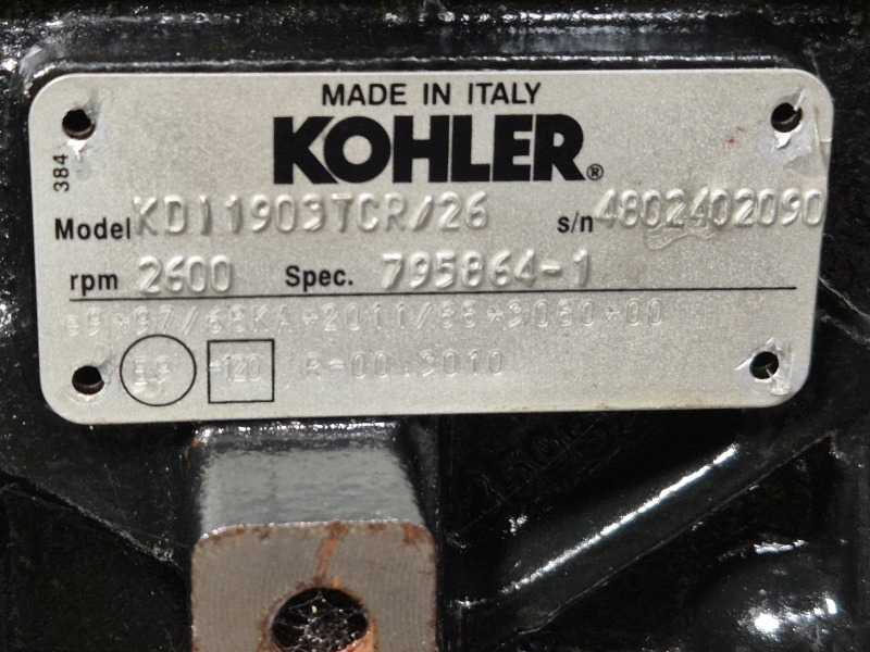 Uus Mootor - Tööstusmasin Kohler/JCB KDI1903TCR/26 Engine (Industrial): pilt 13
