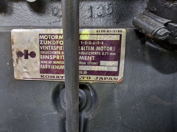 Komatsu 6D125E-2 Engine (Plant) - Mootor - Ehitusmasinad: pilt 2 Komatsu 6D125E-2 Engine (Plant) - Mootor - Ehitusmasinad: pilt 2