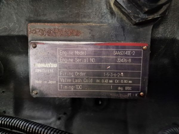 Komatsu SAA6D140E-2 Engine (Plant) PC800 Excavator - Mootor - Ehitusmasinad: pilt 2 Komatsu SAA6D140E-2 Engine (Plant) PC800 Excavator - Mootor - Ehitusmasinad: pilt 2