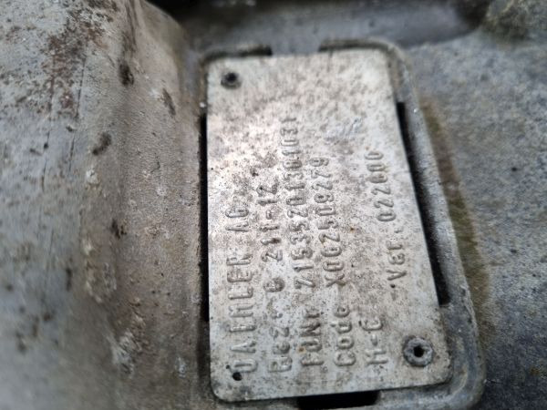 Käigukast Mercedes Benz G211-12: pilt 10