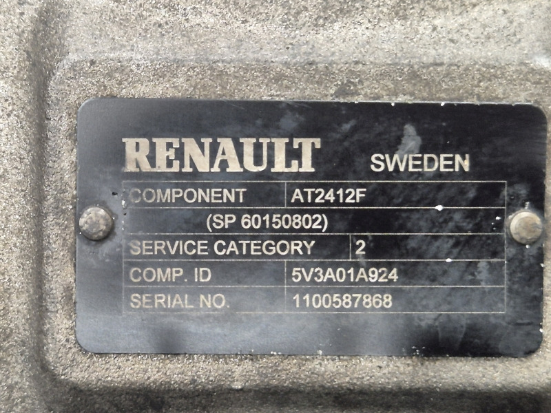Renault AT2412F Gearbox - Käigukast: pilt 2 Renault AT2412F Gearbox - Käigukast: pilt 2
