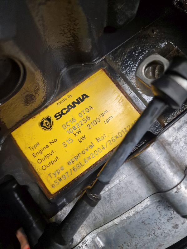 Scania TEREX TR60 DC16 070A Engine (Plant) - Mootor - Ehitusmasinad: pilt 2 Scania TEREX TR60 DC16 070A Engine (Plant) - Mootor - Ehitusmasinad: pilt 2