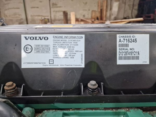 Volvo D13C460 EUV Engine (Truck) - Mootor - Veoauto: pilt 2 Volvo D13C460 EUV Engine (Truck) - Mootor - Veoauto: pilt 2
