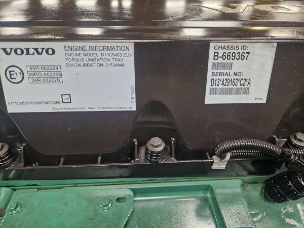 Volvo D13C540S EUV Engine (Truck) - Mootor - Veoauto: pilt 2 Volvo D13C540S EUV Engine (Truck) - Mootor - Veoauto: pilt 2