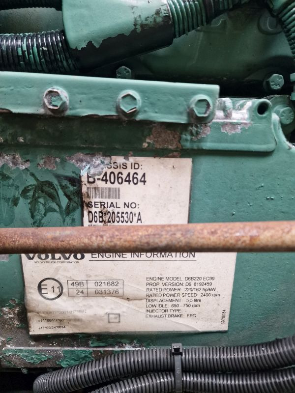 Volvo D6B220 EC09 Engine (Truck) - Mootor - Veoauto: pilt 2 Volvo D6B220 EC09 Engine (Truck) - Mootor - Veoauto: pilt 2
