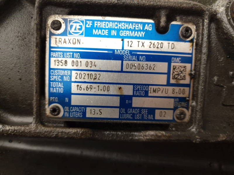 ZF Traxon 12TX2620TD DAF Spec Gearbox - Käigukast: pilt 2 ZF Traxon 12TX2620TD DAF Spec Gearbox - Käigukast: pilt 2