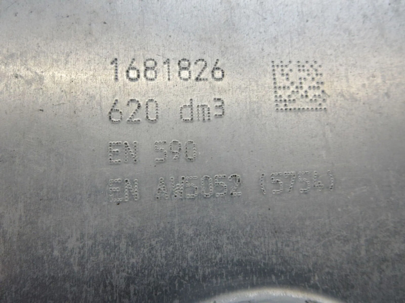 DAF 1681826 DIESEL TANK 620 LITER DAF CF XF EURO 6 - Kütusepaak - Veoauto: pilt 5 DAF 1681826 DIESEL TANK 620 LITER DAF CF XF EURO 6 - Kütusepaak - Veoauto: pilt 5