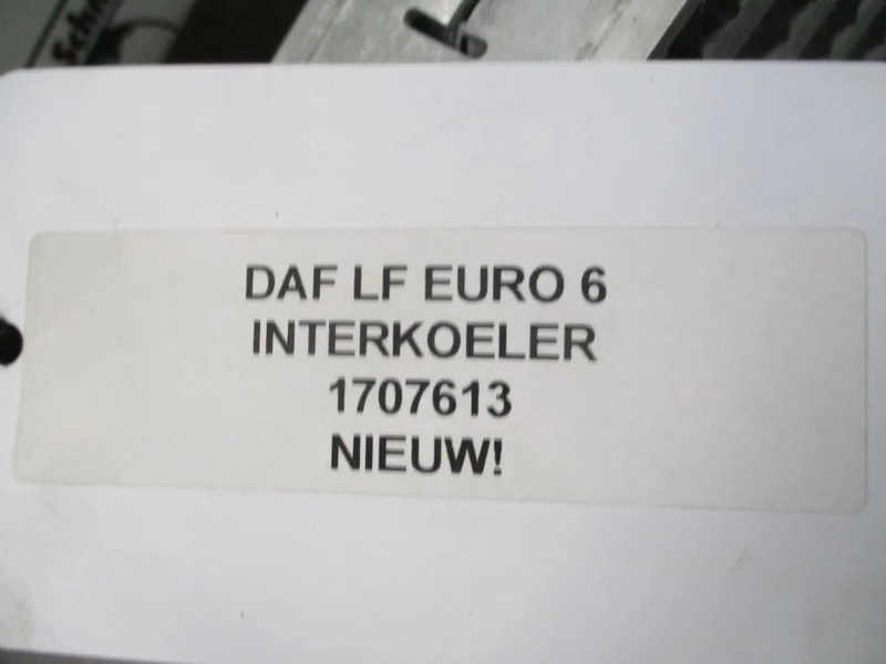 DAF 1707613 INTERKOELER DAF LF PX5 PX7 EURO 6 NIEUW! - Sisejahutus - Veoauto: pilt 2 DAF 1707613 INTERKOELER DAF LF PX5 PX7 EURO 6 NIEUW! - Sisejahutus - Veoauto: pilt 2