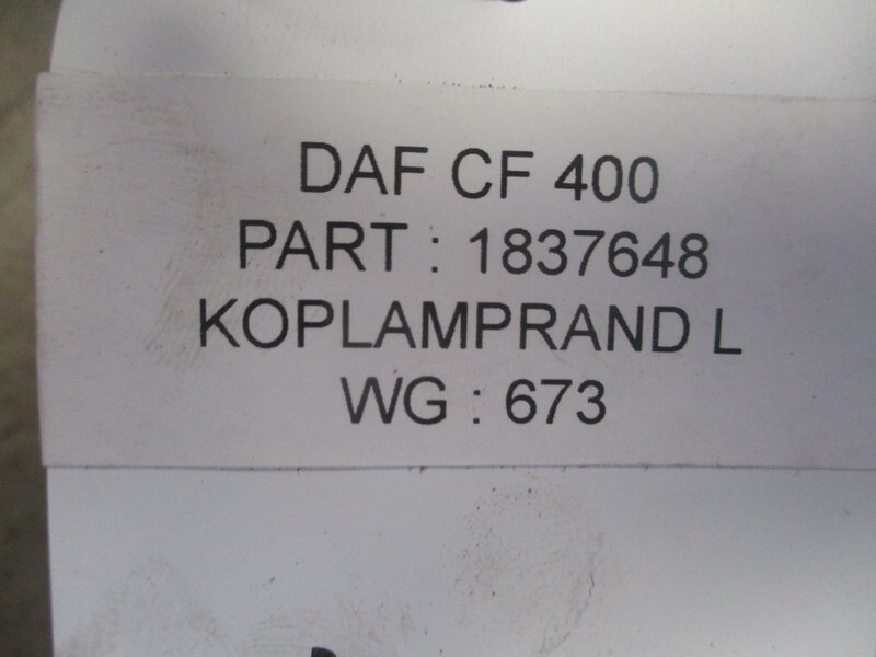 DAF 1837648 CF 400 Euro 6 links - Kaitseraua nurgas - Veoauto: pilt 2 DAF 1837648 CF 400 Euro 6 links - Kaitseraua nurgas - Veoauto: pilt 2