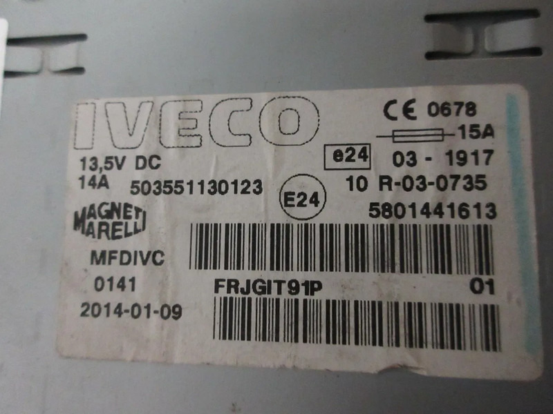 Iveco 503551130123 MP3 MODULEN IVECO S WAY MODEL 2023 - Elektrisüsteem - Veoauto: pilt 5 Iveco 503551130123 MP3 MODULEN IVECO S WAY MODEL 2023 - Elektrisüsteem - Veoauto: pilt 5