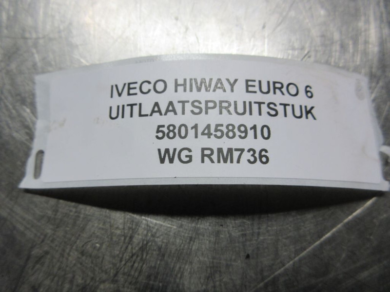 Iveco 5801458910 UITLAATSPRUITSTUK HI WAY EURO 6 480 PK - Väljalaskekollektor - Veoauto: pilt 5 Iveco 5801458910 UITLAATSPRUITSTUK HI WAY EURO 6 480 PK - Väljalaskekollektor - Veoauto: pilt 5