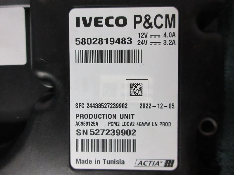 Iveco 5802819483 P&CM MODEULEN IVECO S WAY EURO 6 - Elektrisüsteem - Veoauto: pilt 5 Iveco 5802819483 P&CM MODEULEN IVECO S WAY EURO 6 - Elektrisüsteem - Veoauto: pilt 5