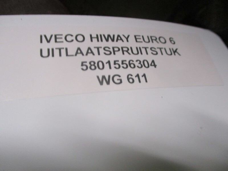 Iveco HIWAY 5801556304 UITLAATSPRUITSTUK EURO 6 - Väljalaskekollektor - Veoauto: pilt 2 Iveco HIWAY 5801556304 UITLAATSPRUITSTUK EURO 6 - Väljalaskekollektor - Veoauto: pilt 2
