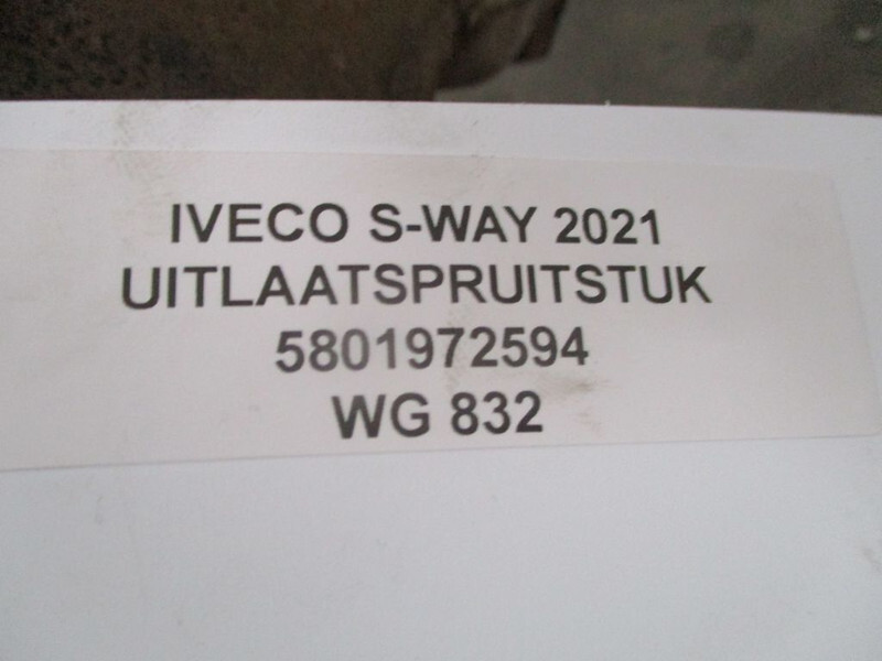 Iveco S-WAY 5801972594 UITLAATSPRUITSTUK EURO 6 MODEL 2021 - Väljalaskekollektor - Veoauto: pilt 2 Iveco S-WAY 5801972594 UITLAATSPRUITSTUK EURO 6 MODEL 2021 - Väljalaskekollektor - Veoauto: pilt 2