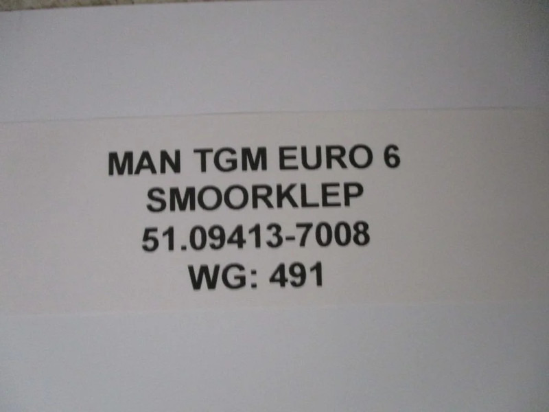 MAN 51.09413-7008 SMOORKLEP MAN TGM 18.290 EURO 6 - Mootor ja varuosad: pilt 4 MAN 51.09413-7008 SMOORKLEP MAN TGM 18.290 EURO 6 - Mootor ja varuosad: pilt 4