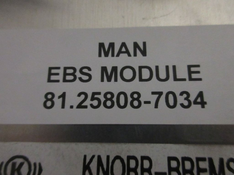MAN 81.25808-7034 EBS MODULE - Elektrisüsteem - Veoauto: pilt 3 MAN 81.25808-7034 EBS MODULE - Elektrisüsteem - Veoauto: pilt 3