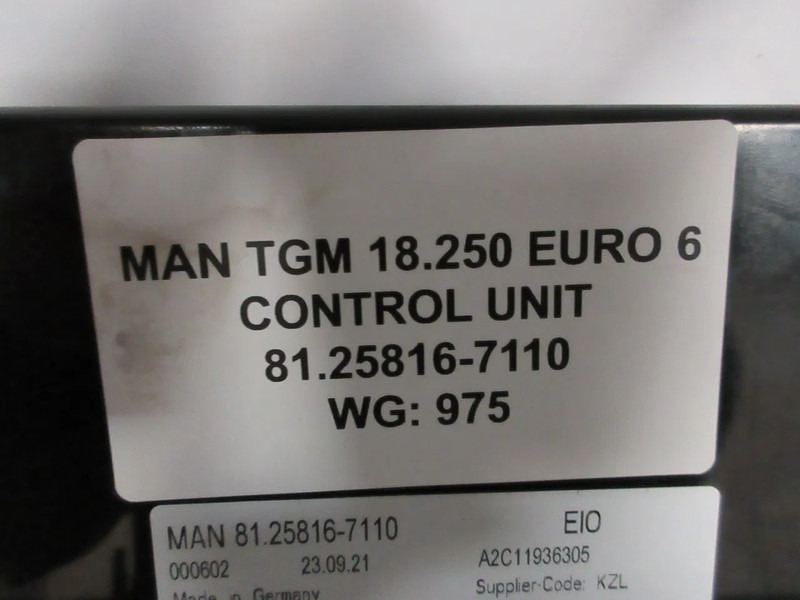 MAN 81.25816-7110 EIO MODULEN MAN TGM 18.250 EURO 6 MODEL 2024 - Elektrisüsteem - Veoauto: pilt 5 MAN 81.25816-7110 EIO MODULEN MAN TGM 18.250 EURO 6 MODEL 2024 - Elektrisüsteem - Veoauto: pilt 5