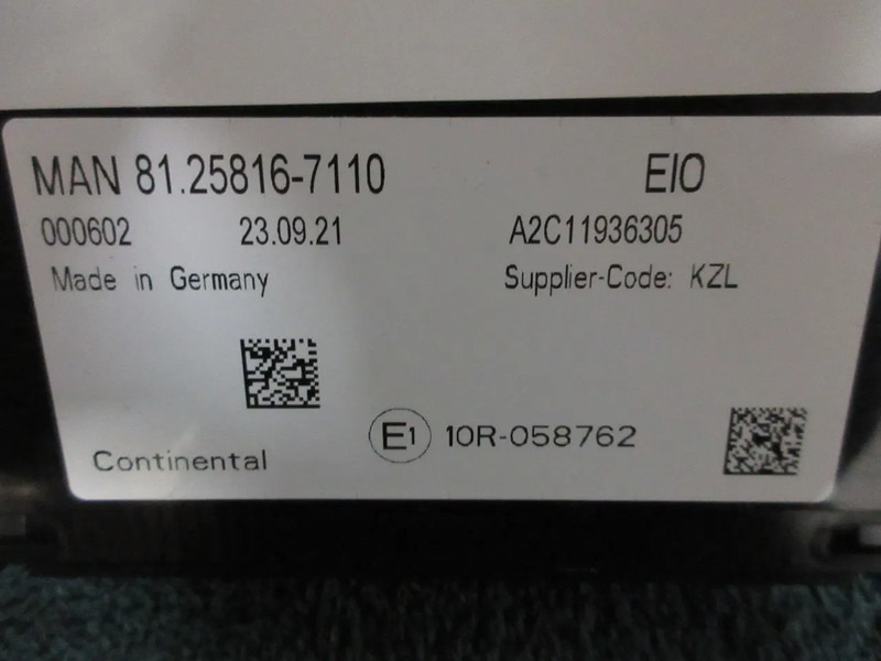 MAN 81.25816-7110 EIO MODULEN MAN TGM 18.250 EURO 6 MODEL 2024 - Elektrisüsteem - Veoauto: pilt 4 MAN 81.25816-7110 EIO MODULEN MAN TGM 18.250 EURO 6 MODEL 2024 - Elektrisüsteem - Veoauto: pilt 4