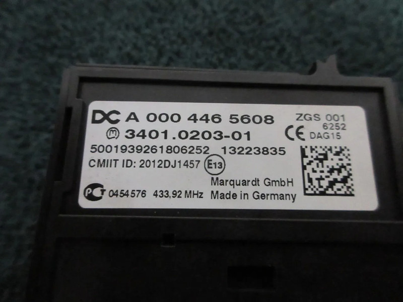 Elektrisüsteem - Veoauto Mercedes-Benz A 000 446 56 08 CONTACTSLOT MET SLEUTEL MERCEDES BENZ MP4 EURO 6: pilt 8