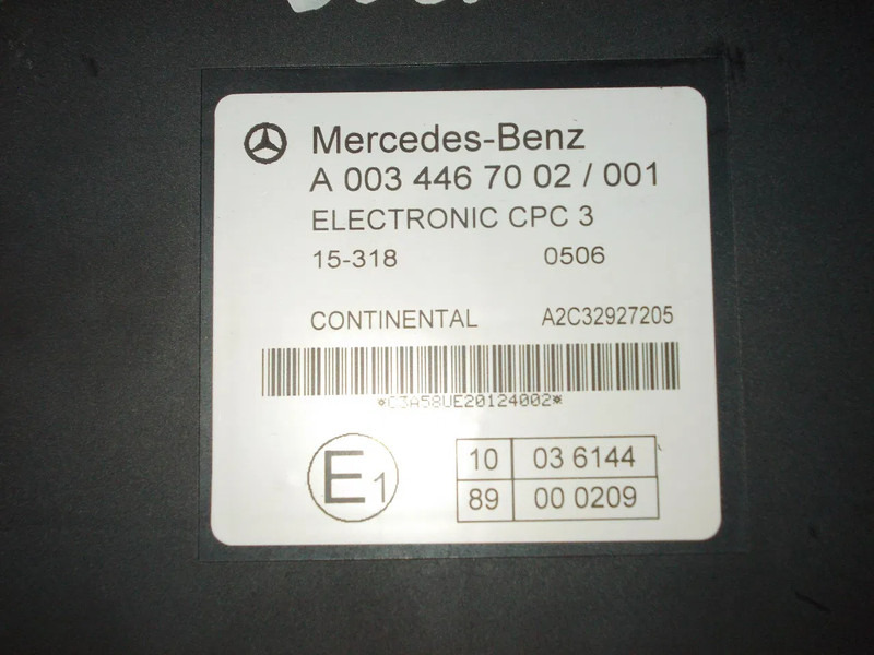 Mercedes-Benz A 003 446 70 02 CPC 3 MODULEN MERCEDES ATEGO EURO 6 - Elektrisüsteem - Veoauto: pilt 3 Mercedes-Benz A 003 446 70 02 CPC 3 MODULEN MERCEDES ATEGO EURO 6 - Elektrisüsteem - Veoauto: pilt 3