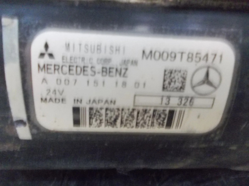 Mercedes-Benz A 007 154 44 01 STARTMOTOR MERCEDES BENZ 1845 EURO 6 - Starter - Veoauto: pilt 5 Mercedes-Benz A 007 154 44 01 STARTMOTOR MERCEDES BENZ 1845 EURO 6 - Starter - Veoauto: pilt 5