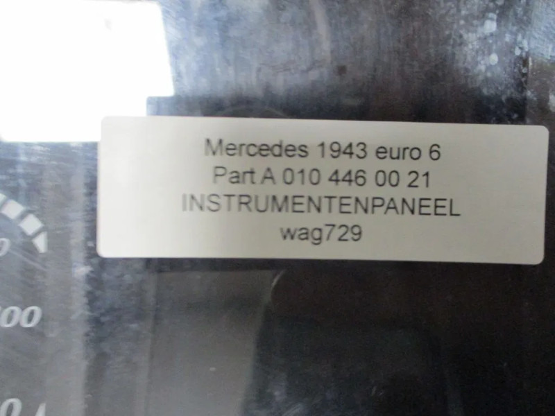 Mercedes-Benz A 010 446 00 21 INSTRUMENTENPANEEL MERCEDES ACTROS EURO 6 - Armatuurlaud - Veoauto: pilt 2 Mercedes-Benz A 010 446 00 21 INSTRUMENTENPANEEL MERCEDES ACTROS EURO 6 - Armatuurlaud - Veoauto: pilt 2