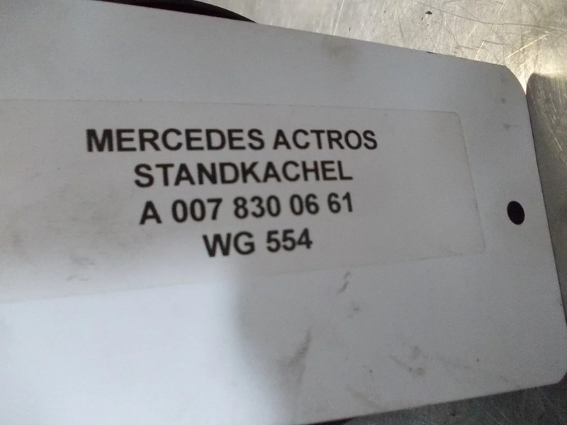 Soojendus/ Ventilatsioon - Veoauto Mercedes-Benz ACTROS A 007 830 06 61 STANDKACHEL: pilt 6