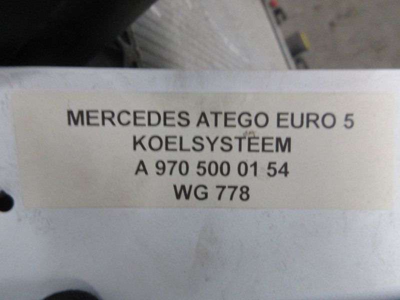 Mercedes-Benz ATEGO A 970 500 01 54 KOELSYSTEEM EURO 5 - Radiaator - Veoauto: pilt 5 Mercedes-Benz ATEGO A 970 500 01 54 KOELSYSTEEM EURO 5 - Radiaator - Veoauto: pilt 5