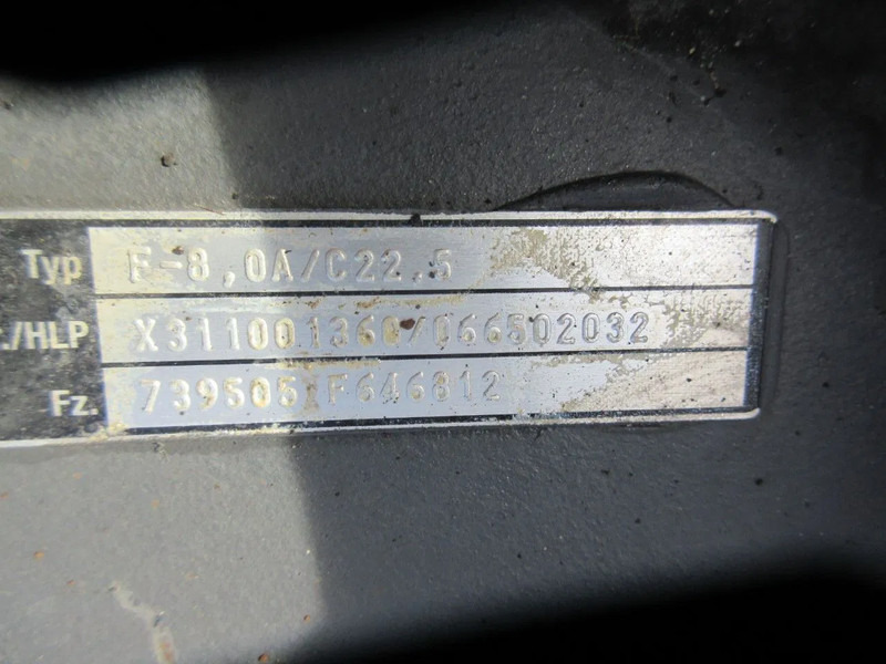 Mercedes-Benz F-0,OA/C22,5 VAR 739505 A 000 330 10 00 // A 601 584 51 24 MERCEDES EURO 6 - Esitelg - Veoauto: pilt 5 Mercedes-Benz F-0,OA/C22,5 VAR 739505 A 000 330 10 00 // A 601 584 51 24 MERCEDES EURO 6 - Esitelg - Veoauto: pilt 5