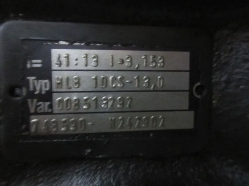 Mercedes-Benz HL8 1DCS-13,0 /41:13 1=3,153/ 748590 MERCEDES 1835 MP 1 DIFFERENTIEEL - Diferentsiaalvarustus - Veoauto: pilt 5 Mercedes-Benz HL8 1DCS-13,0 /41:13 1=3,153/ 748590 MERCEDES 1835 MP 1 DIFFERENTIEEL - Diferentsiaalvarustus - Veoauto: pilt 5