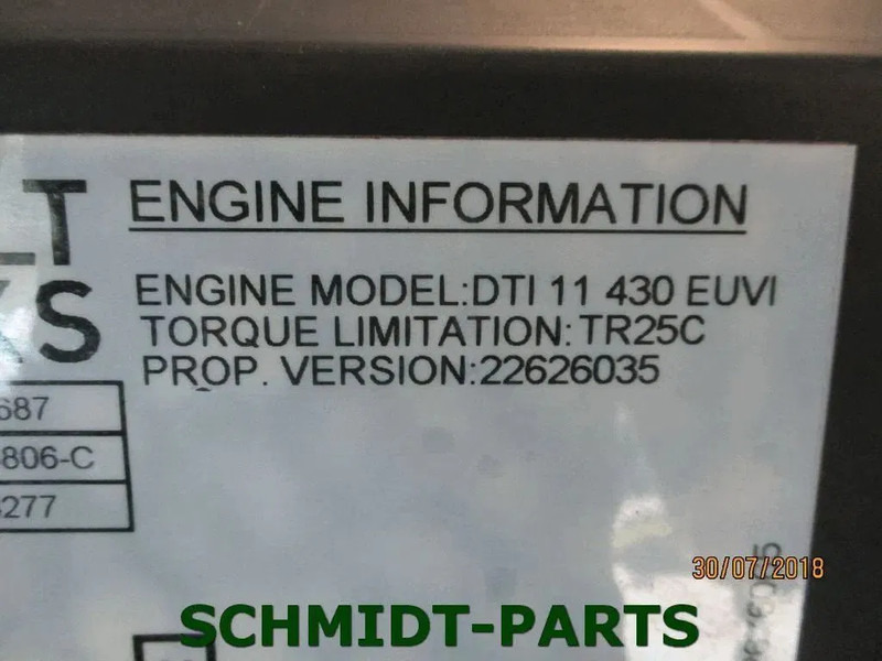 Renault 22626035 DTI 11 430 EUVI EURO 6 RENAULT MOTOR MODEL T 430 - Mootor - Veoauto: pilt 5 Renault 22626035 DTI 11 430 EUVI EURO 6 RENAULT MOTOR MODEL T 430 - Mootor - Veoauto: pilt 5