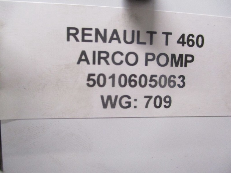 Renault T SERIE 5010605063 AIRCO POMP - Kliimaseadme osa - Veoauto: pilt 3 Renault T SERIE 5010605063 AIRCO POMP - Kliimaseadme osa - Veoauto: pilt 3