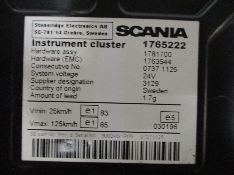 Scania 1765222 INSTRUMENTENPANEEL - Armatuurlaud - Veoauto: pilt 2 Scania 1765222 INSTRUMENTENPANEEL - Armatuurlaud - Veoauto: pilt 2
