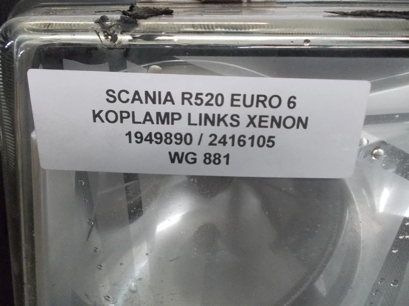 Scania 1949890/2416105 KOPLAMP R 520 LINKS XENON EURO 6 - Esituled - Veoauto: pilt 3 Scania 1949890/2416105 KOPLAMP R 520 LINKS XENON EURO 6 - Esituled - Veoauto: pilt 3